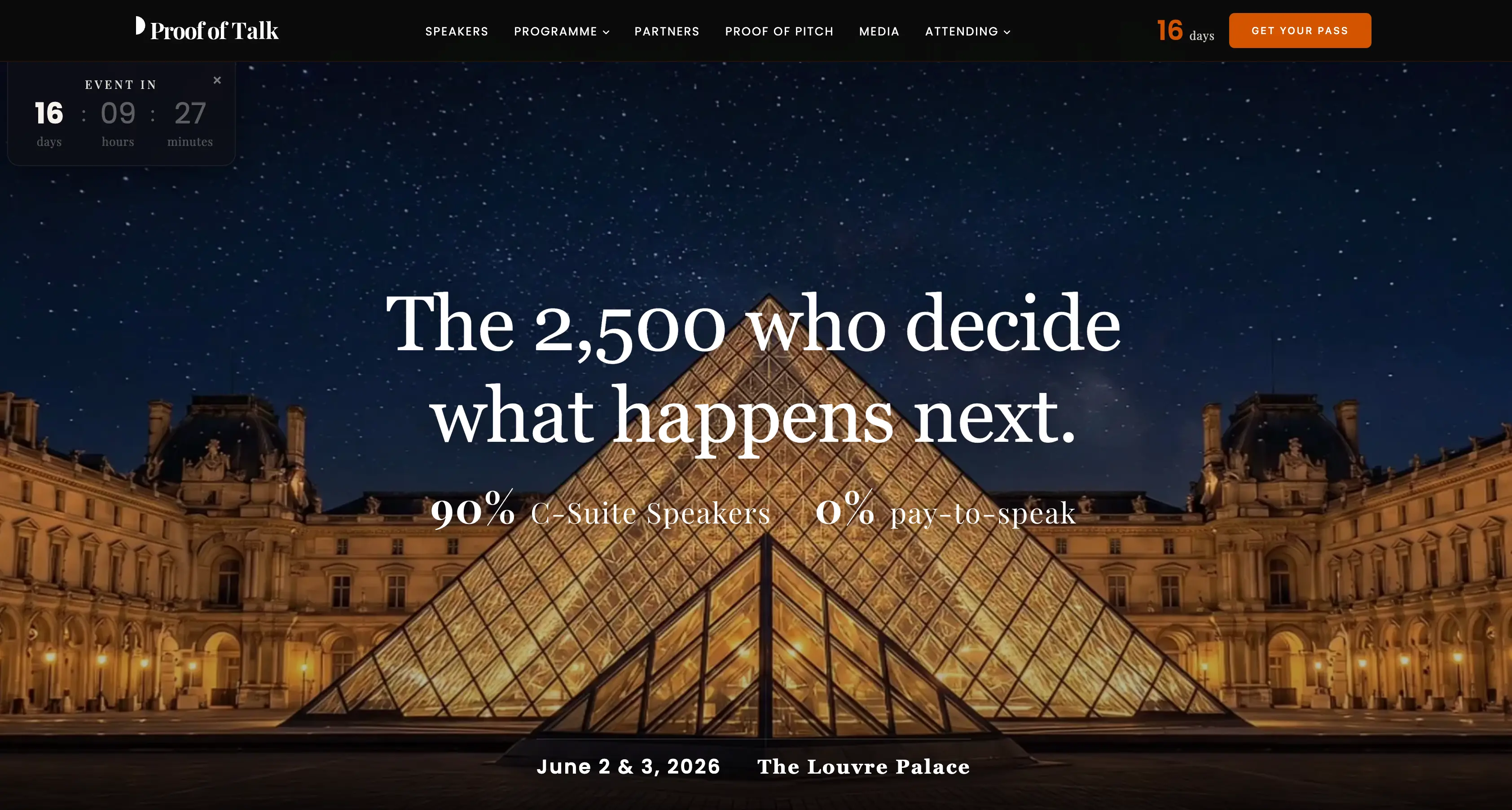 Proof of Talk 2026: Top AI and Web3 Leaders Head to Paris Next Month